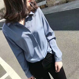 Women T-Shirt Summer Loose Long Sleeve Shirt