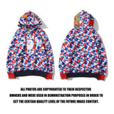 Bathing Ape Hoodie Autumn Men's and Women's Shark Hooded Sweater