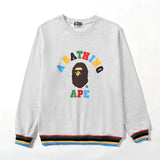 Bathing Ape Sweatshirts Autumn and Winter New Camouflage Color Printed Logo Male and Female Couples Wear Pullover