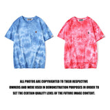 Bathing Ape T Shirt Summer Ape Head Casual Tie-Dye Top T-shirt with Short Sleeves
