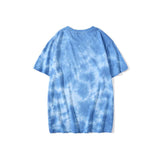 Bathing Ape T Shirt Summer Ape Head Casual Tie-Dye Top T-shirt with Short Sleeves