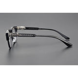 CHH Chrome Hearts Glasses Versatile Pure Titanium Box Retro Myopia Anti-Blue Light Glasses Frame