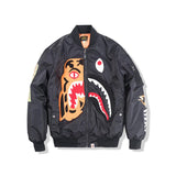 Bathing Ape Coat Golden Autumn and Winter Men and Women Teenagers Fashionable Cotton Coat Jacket Coat Cotton-Padded Jacket