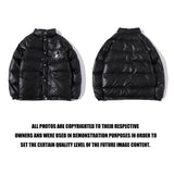 Bathing Ape Coat Leather Cotton-Padded Coat for Boys and Girls Winter