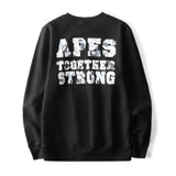 Bathing Ape Sweatshirts Generation Autumn and Winter Starry Sky Luminous Printed Long-Sleeved T-shirt