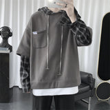 Men Hoodie Hooded Sweater Men Autumn and Winter Loose