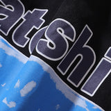 Satoshi pure cotton t-shirt g letter printing
