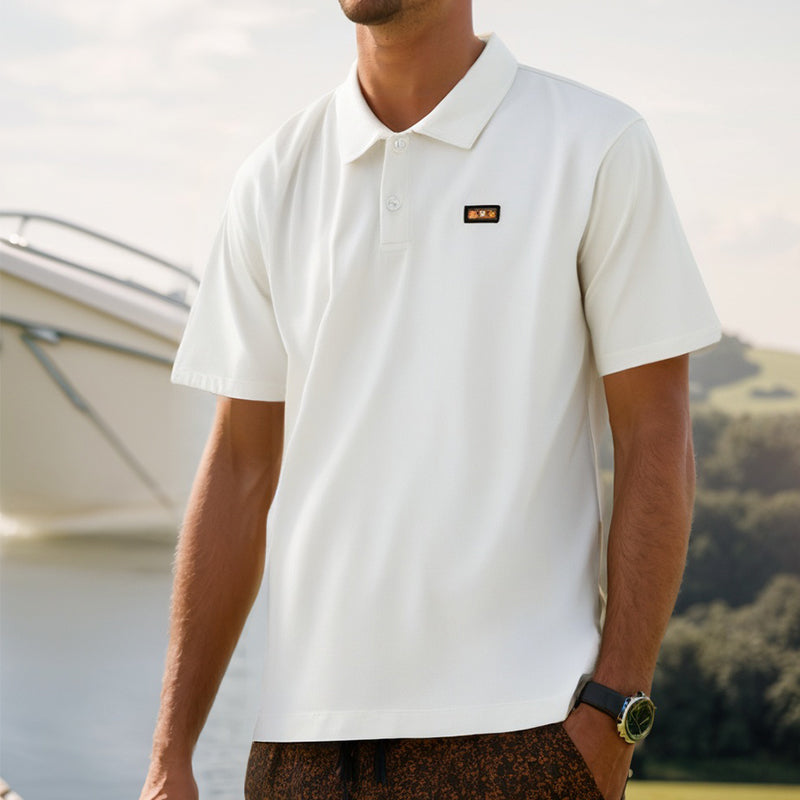 Unisex Polo Shirt Men's Summer Cotton Casual Loose