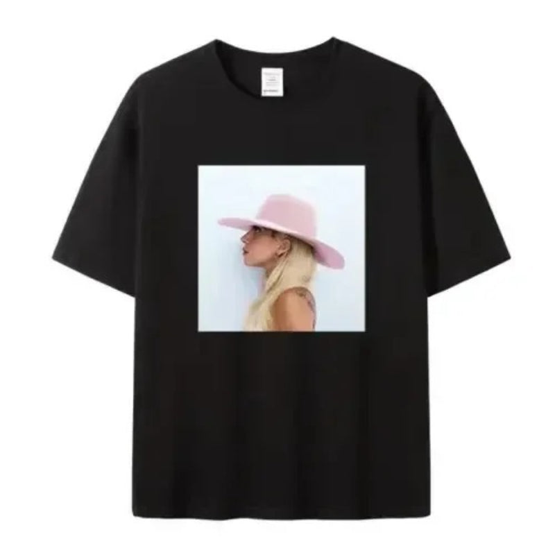 New Lady Gaga Fashion Printed T-shirt Women's Men's Unisex T