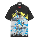 Godspeed men's youth t-shirt - short sleeve, washed print, 100% cotton, american retro style
