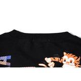 Bathing Ape Sweatshirts Shark Head Tiger Head Printed Pullover Sweatshirt round Neck Bottoming Shirt