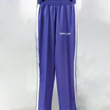 Palm Angle Pants Palm Angels Black and White Striped Casual Trousers Men's and Women's Sports Pants