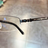 CHH Chrome Hearts Glasses Myopia Half Frame Glasses Frame Titanium Frame Business Style