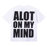 American satoshi direct-print letter graphic 100% cotton t-shirt