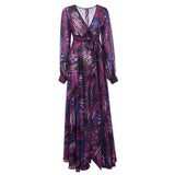 Jungle Print Maxi Dress Spring Summer Women's Wear Dress Maxi Dress