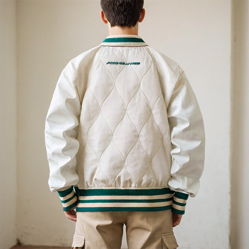 Men Jacket Letter Towel Baseball