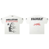 Hip-hop streetwear short sleeve tee - 100% cotton street print