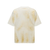 Valleyt-shirt men's washed g pure cotton direct injection printing