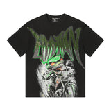 Men's t-shirt with rhinestone print, 100% cotton, american vintage style