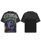 Men's t-shirt with rhinestone print, 100% cotton print