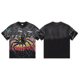 Vally men's short-sleeve t-shirt - washed, streetwear print, european & american style