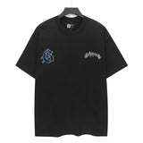 Godspeed men's short-sleeve t-shirt - washed print, hotfix rhinestone detail, streetwear style