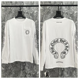 Chh Chrome Heart Long Sleeve Shirt Unisex Fashion Loose Long Sleeve Shirt