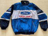 F1 Racing Suit Racing Suit Preppy Style Retro Style Autumn and Winter Wear Coat Cotton Coat Ford Coat Full Embroidery A105a163