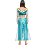 Arabian Nights Theme Dress Performance Wear Halloween Princess Jasmine Dress Costume