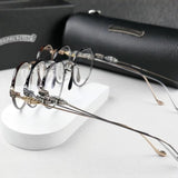 CHH Chrome Hearts Glasses 925 Silver Personality Glasses Frame Myopia Glasses Frame