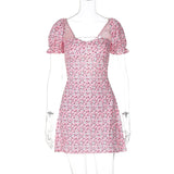Homecoming Dresses Tight Halter Strap Short Sleeve Dress