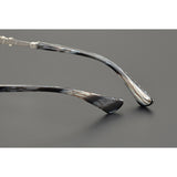 CHH Chrome Hearts Glasses cross engraved vintage round frame glasses pure titanium frame