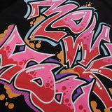Bkys hotfix rhinestone cotton t-shirt with hip-hop print