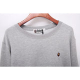 Bathing Ape Fall/Winter Male and Female Couples Wear Crew Neck Pullover Sweatshirt