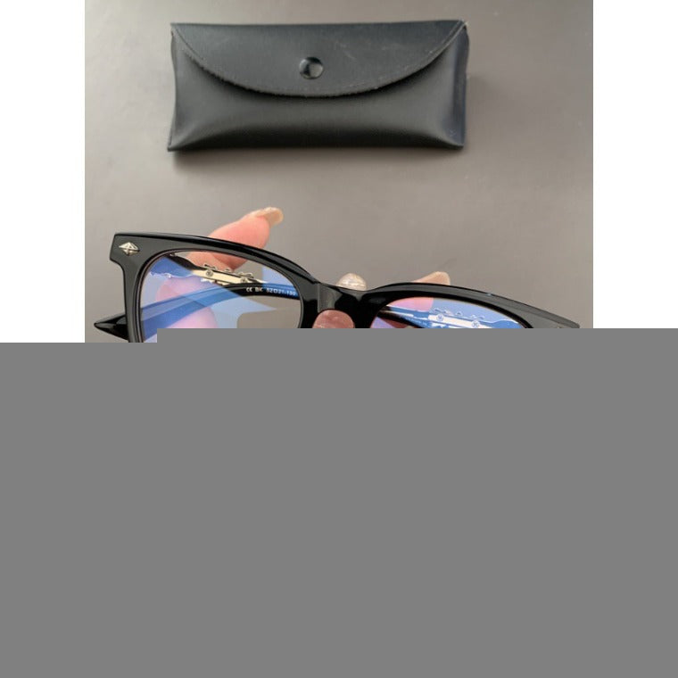 CHH Chrome Hearts Glasses Silver Versatile Myopia Eyeglasses Frame