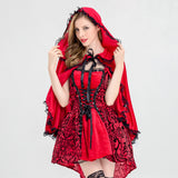 Little Red Riding Hood Performance Costume Ball Queen's Outfit