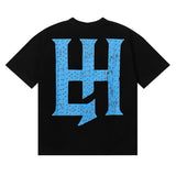 Life hustlers direct injection letterprintingpure cotton t-shirtg