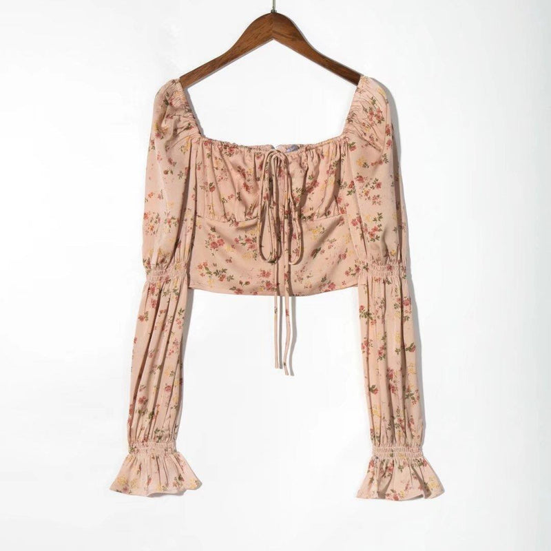 Women T-Shirt Spring/Summer Puff Sleeve Shirt Sweet and Spicy