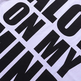 American satoshi direct-print letter graphic 100% cotton t-shirt
