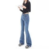 Unisex Pants Autumn Workwear Skinny Jeans