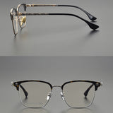 CHH Chrome Hearts Glasses Dragon Totem Half Frame Anti-Blue Pure Titanium Retro Myopia Glasses Frame