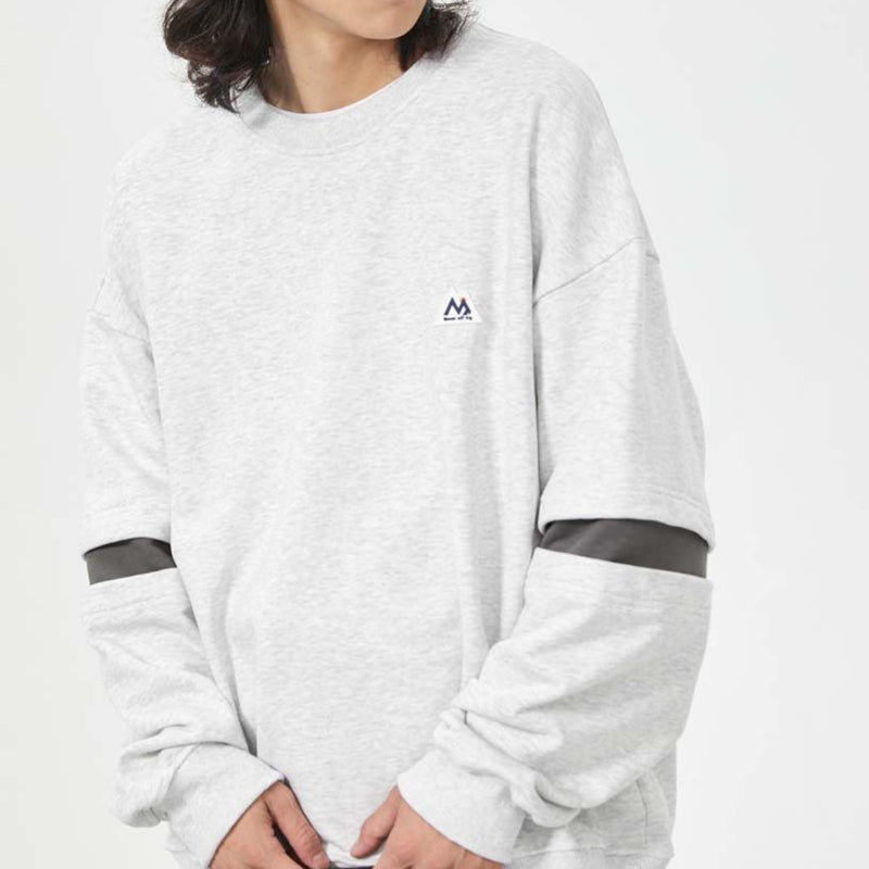Unisex Sweatshirt Fall Sleeves Contrast Color Sweatshirt