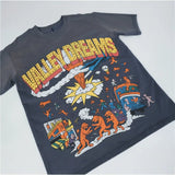Vale forever t-shirt men's american hip hop printing g pure cotton street style