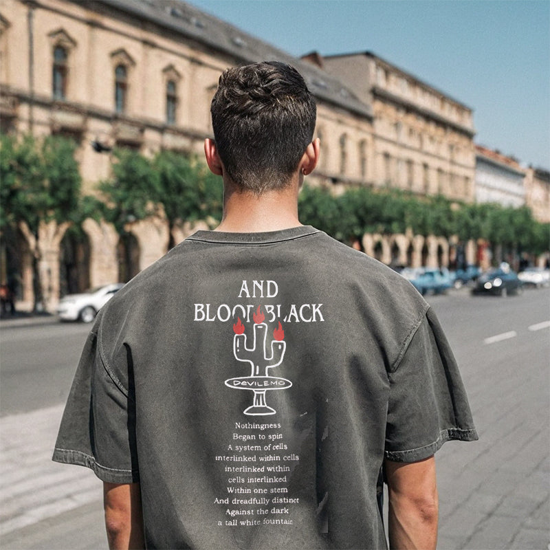 Men's T-shirt Short-Sleeved T-shirt Men's and Women's Loose