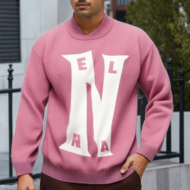 Men Sweater Sweater Loose
