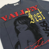 European and american valley washed t-shirt for men - direct print hip hop streetwear - 100% cotton