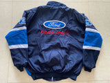 F1 Racing Suit Racing Suit Preppy Style Retro Style Autumn and Winter Wear Coat Cotton Coat Ford Coat Full Embroidery A105a163
