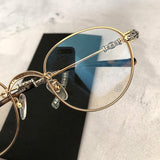 CHH Chrome Hearts Glasses glasses frame ultra-light metal round frame retro literature and art