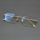 CHH Chrome Hearts Glasses Pure Titanium Ultra Light Business Glasses Frame