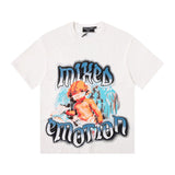 Men's t-shirt with rhinestone print, 100% cotton, american vintage style